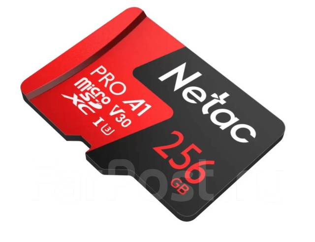 Карта памяти microSD Netac P500 Extreme Pro A1 V30 Class10 IPX7 РСТ ...