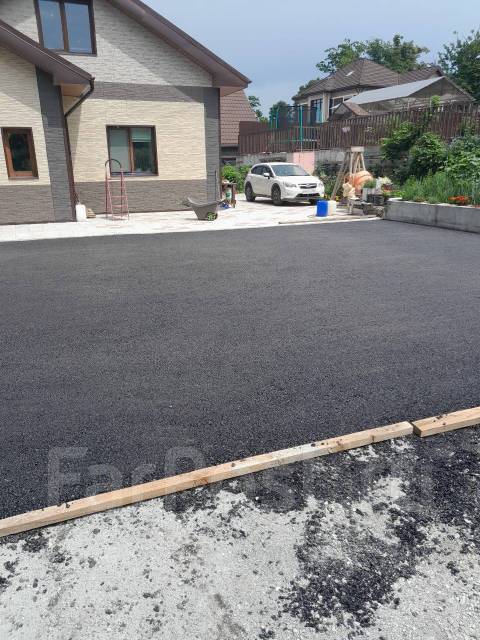 Укладка асфальта. Ямочный ремонт во Владивостоке