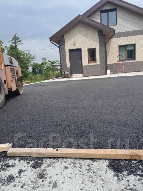 Укладка асфальта. Ямочный ремонт во Владивостоке