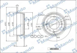 ���� ��������� Mando ���. MBC030033 MBC030033 ����