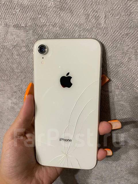 Apple iPhone XR, 64 гб, 6.10", моноблок, белый, 3G, 4G LTE, б/у, в ...