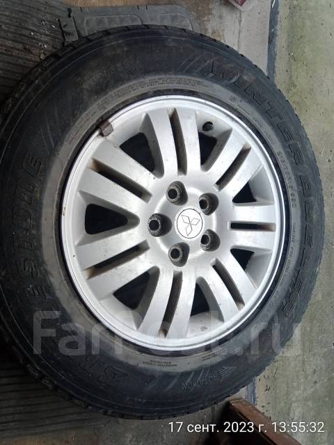 Диски литые Mitsubishi R16, 16", 1 шт, 5x114.3, 67,0 мм. 4 шт, б/у, в ...