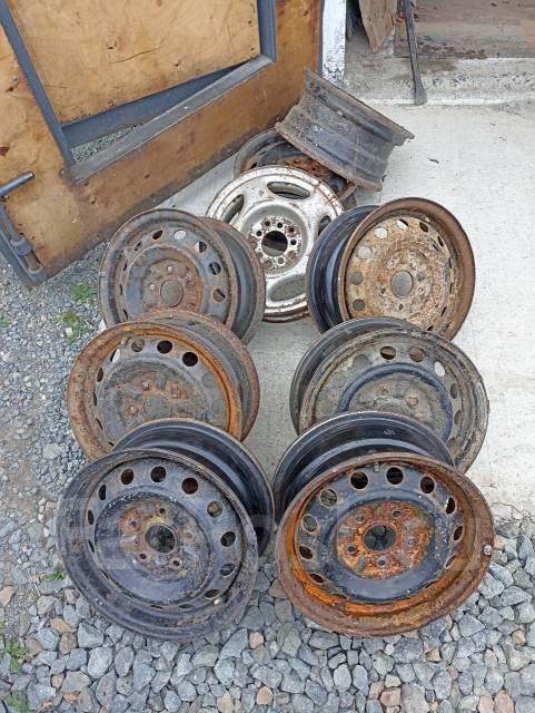 Диски, штамповка, Toyota, 14", 2 шт, 5x114.3, штампованные, 8 шт, б/у ...