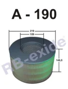 ������ ��������� A-190 (178016703083 17801670308T 1780178011) RB-exide A190 ����