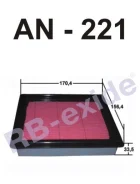 ������ ��������� AN-221 A-2009 (16546-41B00) RB-exide AN221 ����