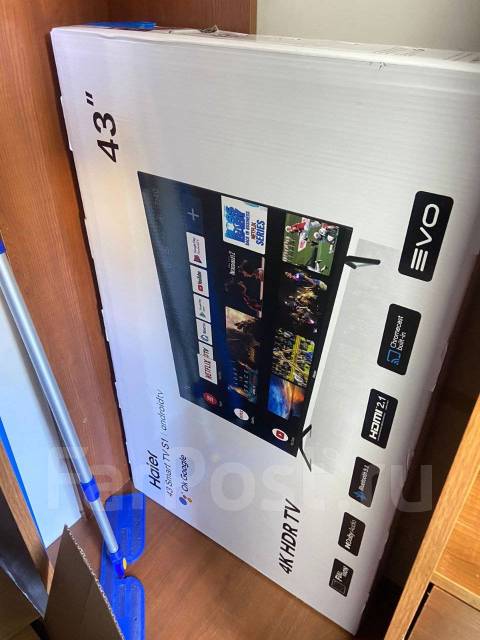 Телевизор Haier 43 smart tv s1, LED, 43, б/у, в наличии во Владивостоке