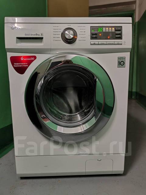Стиральная машина LG Direct Drive 8kg. Отличное состояние, б/у, в ...
