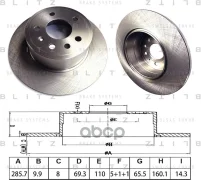 ���� ��������� ������ OPEL Vectra B 95-, SAAB 9-3 98-/SAAB 9-5 97- Blitz ���. BS0659 BS0659 ����