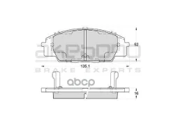 ������� ��������� �������� �������� Honda Civic VIII Hatchback (FN, FK), Honda S2000 (AP), Honda CIV Akebono ���. AN757WK AN757WK ����