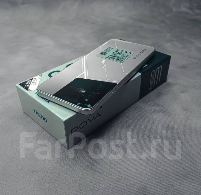 Tecno Pova Neo 3 4ГБ+128ГБ Золотой! Ростест! NFC! +BTнаушники, 6.82 ...