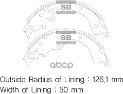 ������� ��������� ����������, ������ - �������� 4�� (���� �� ��������) Sangsin Brake SA168 SA168 ����