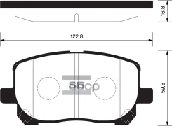 ������� ��������� ��������, �������� Sangsin Brake SP1373 SP1373 ����
