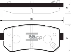 ������� ���������, ������ Sangsin Brake SP1406 SP1406 ����