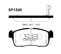 ������� ���������, �������� Sangsin Brake SP1549 SP1549 ����