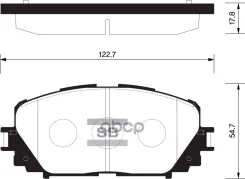 ������� ���������, �������� Sangsin Brake SP1588 SP1588 ����