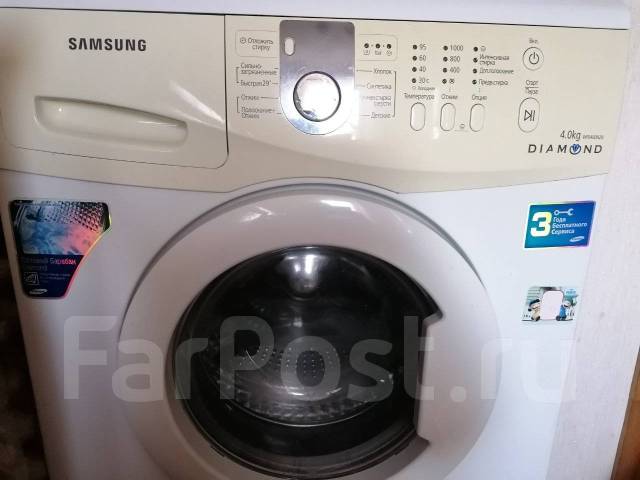 Стиральная машина Samsung Diamond 4кг, б/у, в наличии. Цена: 9 000₽ в ...