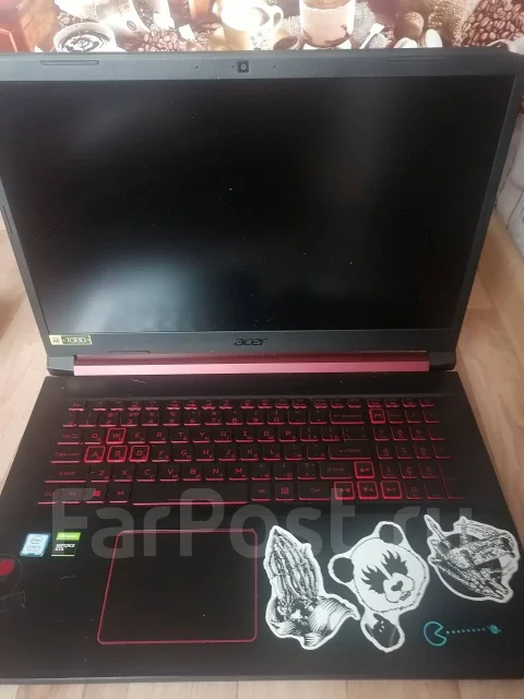 Acer Nitro 5. 15.6", 2,4����, ��� 8 ��, ���� 500���, WiFi: 1, Bluetooth: 1, ����������� �� 8��. ����