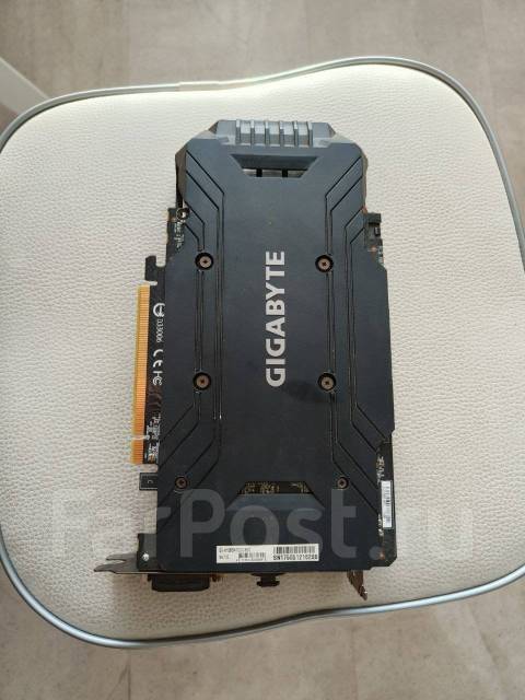 Видеокарта GTX 1060 WF 6gb Gigabyte, б/у, в наличии. Цена: 9 000₽ во ...