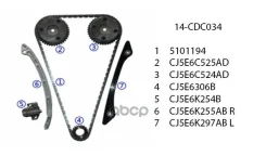 �������� ���� ��� Ford 2.0 ICVT (5101194, 2017716, 2017710)(����+2VVT, ����������, �������, ��������� ��) United Motors ���. 14CDC034 14CDC034 ����