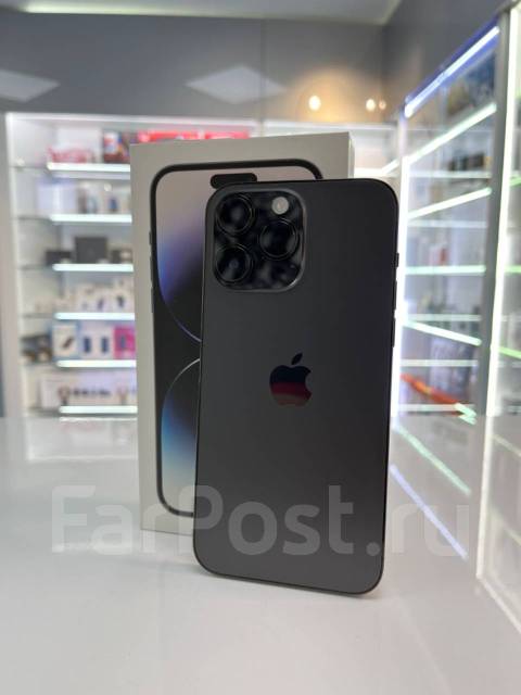 iPhone 14 Pro Max 1T, 1 тб, 6.70", моноблок, черный, 4G LTE, 5G, NFC, б ...