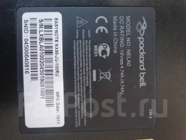 Packard Bell. ��� 512 ��, WiFi: 1, Bluetooth: 1 ����