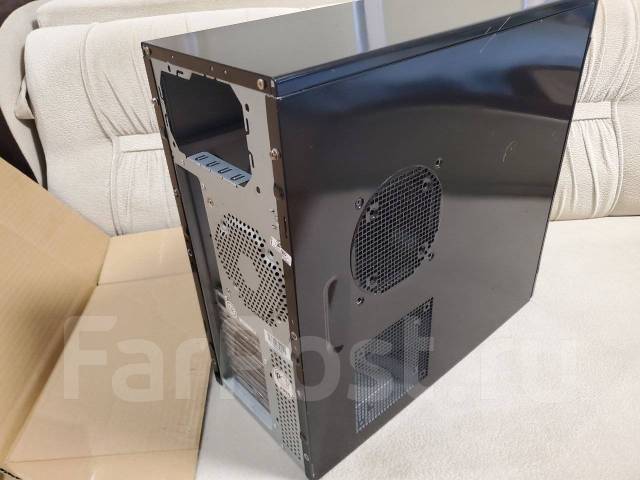 Корпус ПК ATX чёрный c картридером, б/у, в наличии. Цена: 700₽ во ...