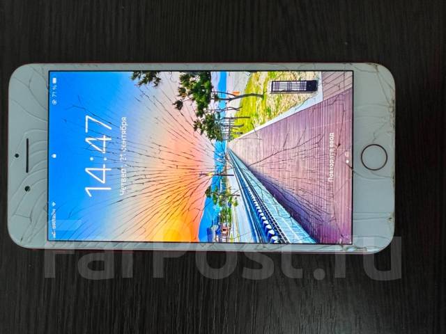 Айфон 7плюс 128 гб, Apple iPhone 7 Plus, 5.50", красный, б/у, в наличии ...