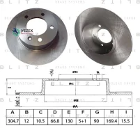 ���� ��������� OPEL/Renault Movano/Master 97- ����. (���. 2 ��. ) Blitz BS0541 BS0541 ����