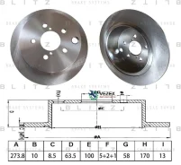���� ��������� | ��� | Subaru Forester/Impreza/XV 12- Blitz BS0556 BS0556 ����