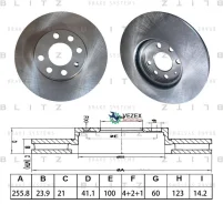 ���� ��������� FORD/Volvo Focus/C-MAX/S40/V50 04- Blitz BS0594 BS0594 ����