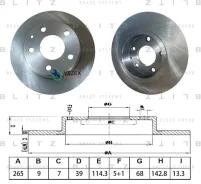 ���� ��������� Mazda 3 13- Blitz BS0628 BS0628 ����