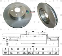���� ��������� Toyota V70/RAV 4 18- Blitz BS0668 BS0668 ����