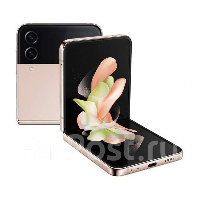 Samsung galaxy z flip 4 8/256, 6.70", раскладушка, розовый, б/у, в ...