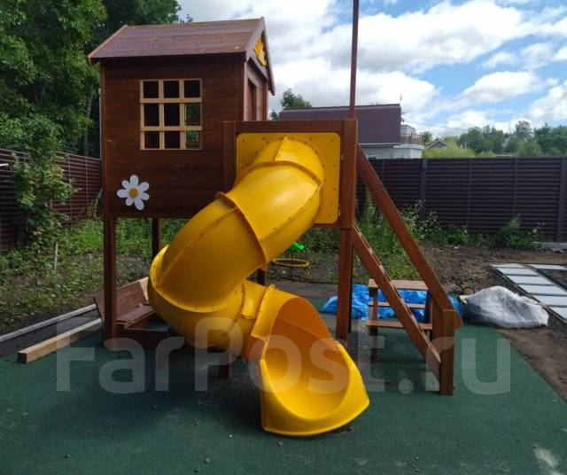 Детская площадка Mark House 1 с домиком, балконом и мебелью, новый, в ...
