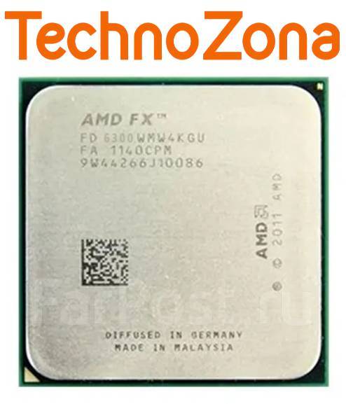 Процессор AMD FX6300 (6 ядер, 6 потоков, 3.8GHz) AM3+, б/у, в наличии ...