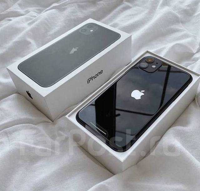 Продам iPhone 11 (айфон 11), 64 гб, 6.10", черный, 4G LTE, б/у, в ...