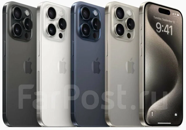 Apple iPhone 15 Pro. �����, 256 ��, �����, 4G LTE, 5G, Dual-SIM ����