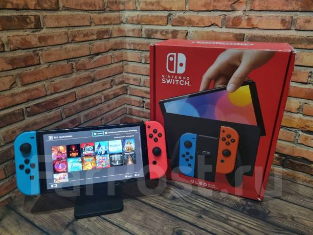 Nintendo Switch OLED 128 GB [+Очень много игр], б/у, в наличии. Цена ...
