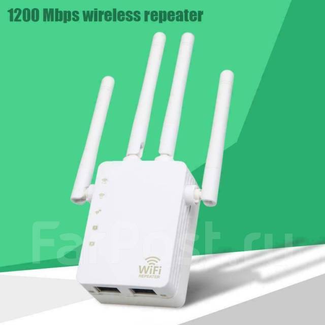 Двухдиапазонный WiFi репитер, усилитель сигнала, ретранслятор,2.4G.5G ...