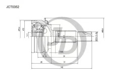 ���� �������� TO Vitz, Yaris (KSP90) 05-08 JCT0352 ����