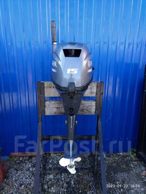 Лодочный мотор Yamaha F15, 15,00 л.с. L (508 мм), 2018 год, бензиновый ...