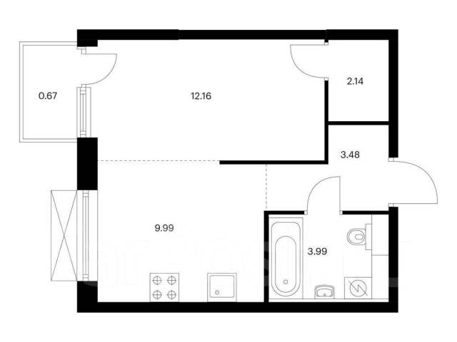 1-комнатная квартира в ЖК Снежный парк - Купить 1-комнатная квартиру во ...
