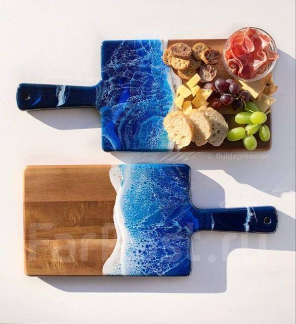 Изготовление изделий с эпоксидной смолой на заказ во Владивостоке