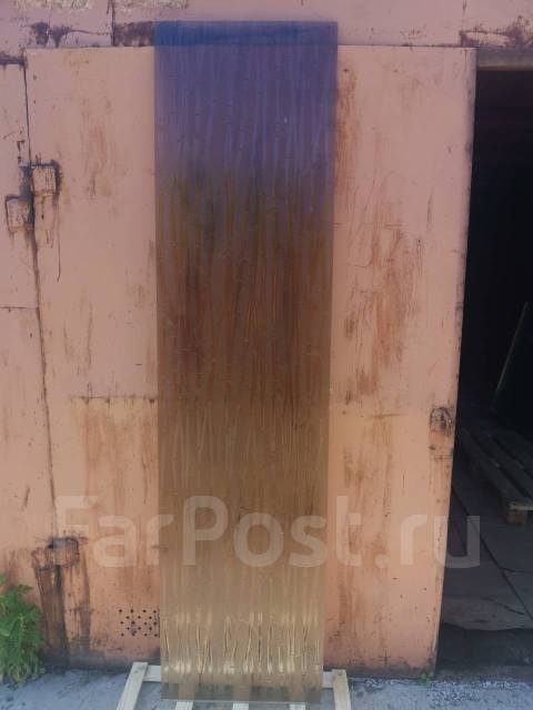 Стекло рифленое для межкомнатной двери, б/у, в наличии. Цена: 700₽ во ...