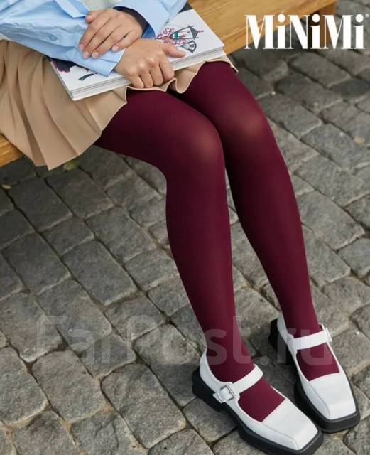 КОЛГОТКИ ЦВЕТНЫЕ  Colored tights outfit, Red tights, Tights outfits