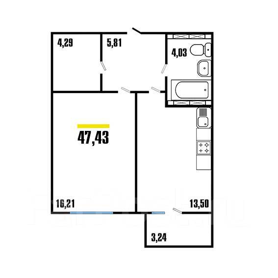 1-комнатная квартира в новостройке со сдачей в этом году - Купить 1 ...