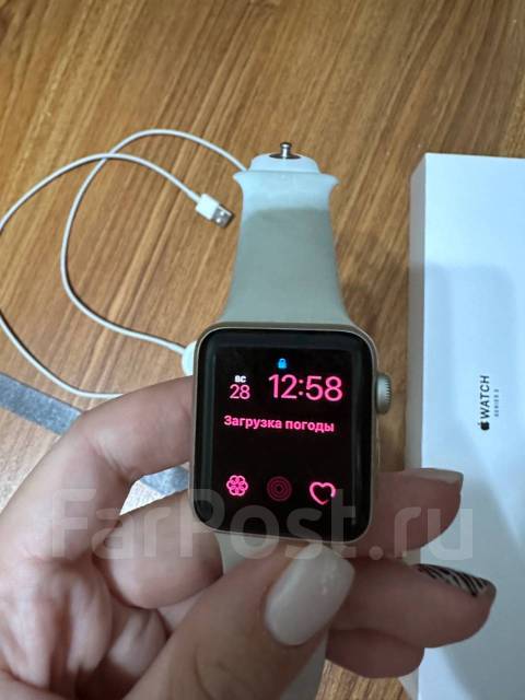 Apple Watch 3 38мм, умные часы, GPS, NFC, Android, iOS, б/у, в наличии ...