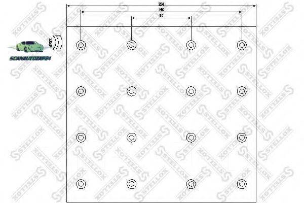  .  .2-!19933 (413x254)(6.35x19.5 64)Scania 93/113/143/94/114/124 8501092SX Stellox 8501092SX 8501092SX 