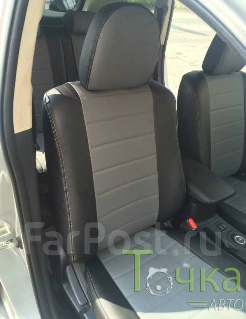 Модельные штатные чехлы для Mitsubishi Outlander 2012-2021 черные ...