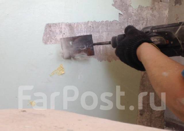 Демонтаж короба ванной туалете Демонтаж двери окон ламинат Обои краски ...